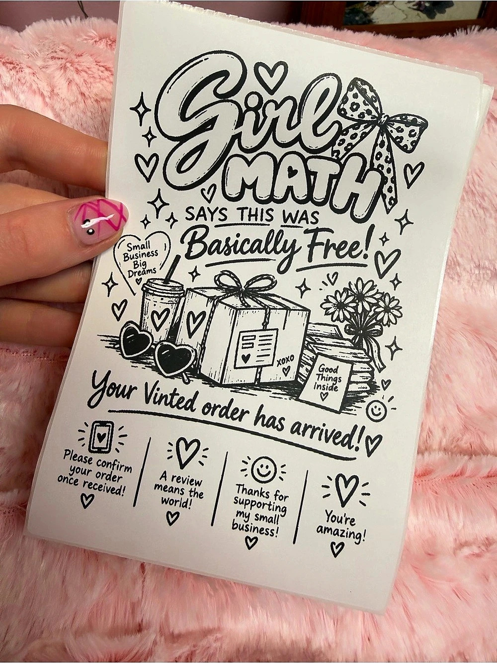 Girl Math Stickers - 25 Pack